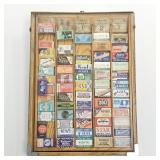 Razor blade countertop advertising display cabinet