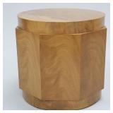 Dunbar octagonal coffee table base #4406- swirled