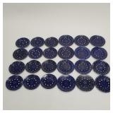 24 Arabia Finland plates: 12 @ 7 3/4"D; 12 @