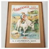 Adriancea Farm Machinery- A.J. Chamberlin, Agent
