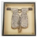 Oceanic carved wood, etc. armored vest in custom