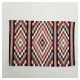 Navajo rug- eye dazzler pattern- 38" x 26"