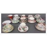 Gp bone china cups & saucers