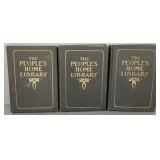 3 volumes- Peoples Home Library- 1920 by R.C.