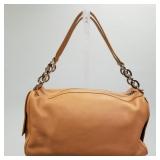 Tods leather tote bag- 7"H 13"W 6 1/2"D