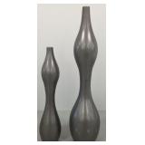 Pair Jonathan Adler gourd vases- 17 3/4"H &