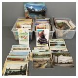 Lg. collection of postcards incl Native Americans,