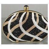 Judith Leiber sequined purse- 4 1/2"H 6"W 2 1/4"D