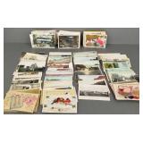 Collection of postcards incl real photo, street