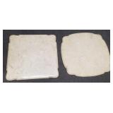 2 faux marble tops- 26" widest