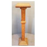 Oak plantstand 38"H