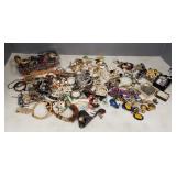 Large Gp costume jewelry incl jade &