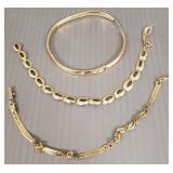 10.9 grams 14k gold broken bracelets