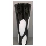 Large polka dot art glass- 18 3/4"H