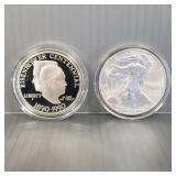 2 U.S. 1 oz. silver coins