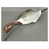 Pintail duck decoy signed WRG (repainted) no