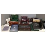 Gp coin collector display cases, binders, etc.-