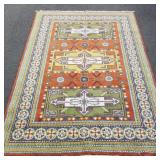 Handknotted wool rug- 7