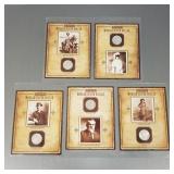 5 U.S. Morgan uncirculated silver dollars: 1882,