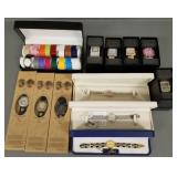 12 NOS fashion watches in boxes incl Anne