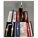 12 NOS fashion watches in boxes incl Sutton,