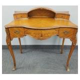 Vintage inlaid French style desk w/ drawers- 36"H