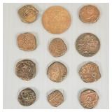 Gp early Middle Eastern/ Persian copper coins