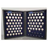 Jefferson nickel collection in album- 78 coins-