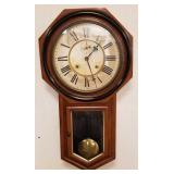 Antique Ansonia Victorian wall clock- 31"H 17"W