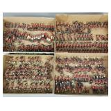 Lg collection of miniature soldiers incl Britains