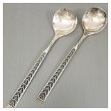830 silver Norwegian salad set- 5 toz total-
