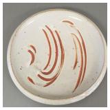 Warren MacKenzie 13" tray w/ finger swipe design-