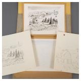 Darwin Fallrath painting & sketches- Soudan