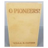 Book- O Pioneers by Willa S. Cather 1st Edition,