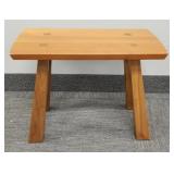 Stickley cherry bench/ table- 16"H 22"W 12"D