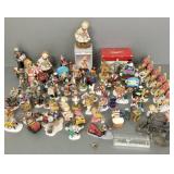 Large collection organ grinder, etc figures incl