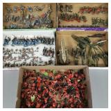 Gp asst miniature toy soldiers, figures & canons