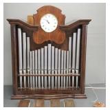 Pipe organ/ flute clock w/ 5 Orgelban Meister