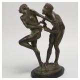 Antique Harriet W. Frishmuth "Rhapsody" bronze