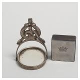 2 Pallavicini (nobility) items: 2" snake motif