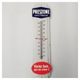 Prestone Anti-Freeze porcelain advertising