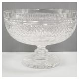 Large Waterford cut crystal centerpiece bowl- 8"H