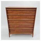 Lane Rhythm 5-drawer walnut dresser- 43 1/2"H 36"W