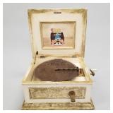 Regina coin operated music box with 4- 15 1/2"