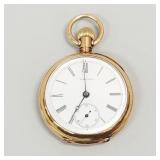 14k gold Longines pocket watch, 44 grams total