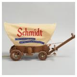Schmidt advertising light-up wood & canvas