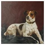 Hatti Manning signed & dated 1893 oil painting on