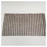 Old metal door mat with heart motif- 21 1/2" x 37"