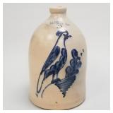 Antique 3 gal Fair Haven Conn crock jug stamped