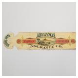 Antique Aetna Insurance advertising tin litho